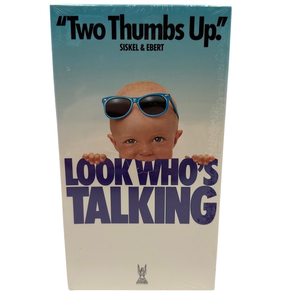 VHS Look Who's Talking 1990 Factory Sealed New RCA Columbia John Travolta 70183